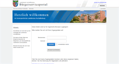 Desktop Screenshot of buergerservice.lra-ab.de